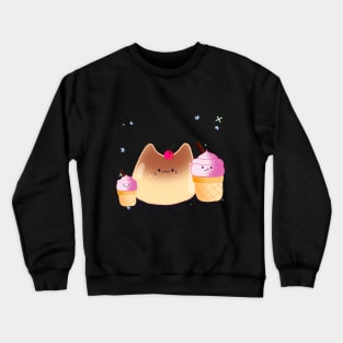 Pudding and Ice Cream Crewneck Sweatshirt